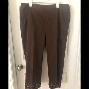 James Jones New York 16 W cropped slacks